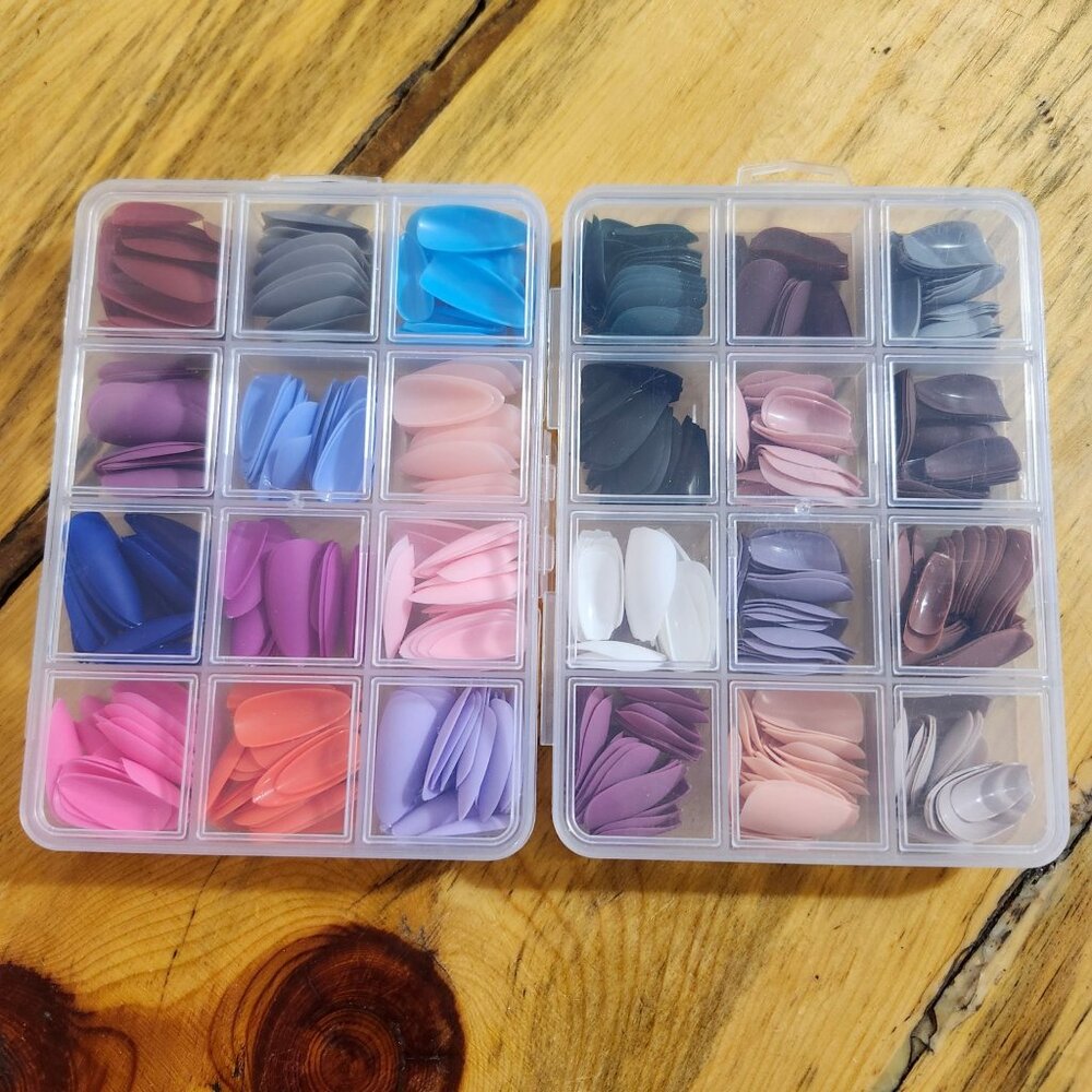Press On Nails Bundle Mixed Styles & Brands Short Medium Gloss Matte DIY Set - Picture 3 of 7